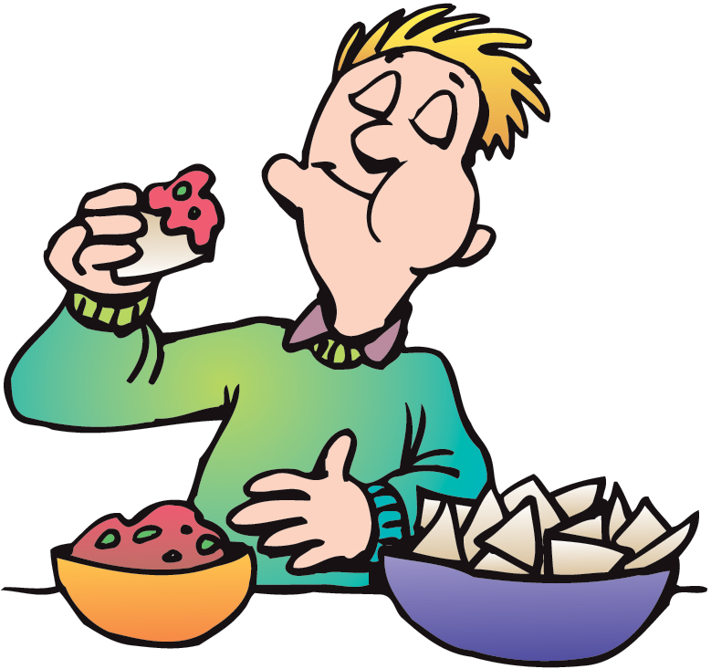 free clipart man eating - photo #33
